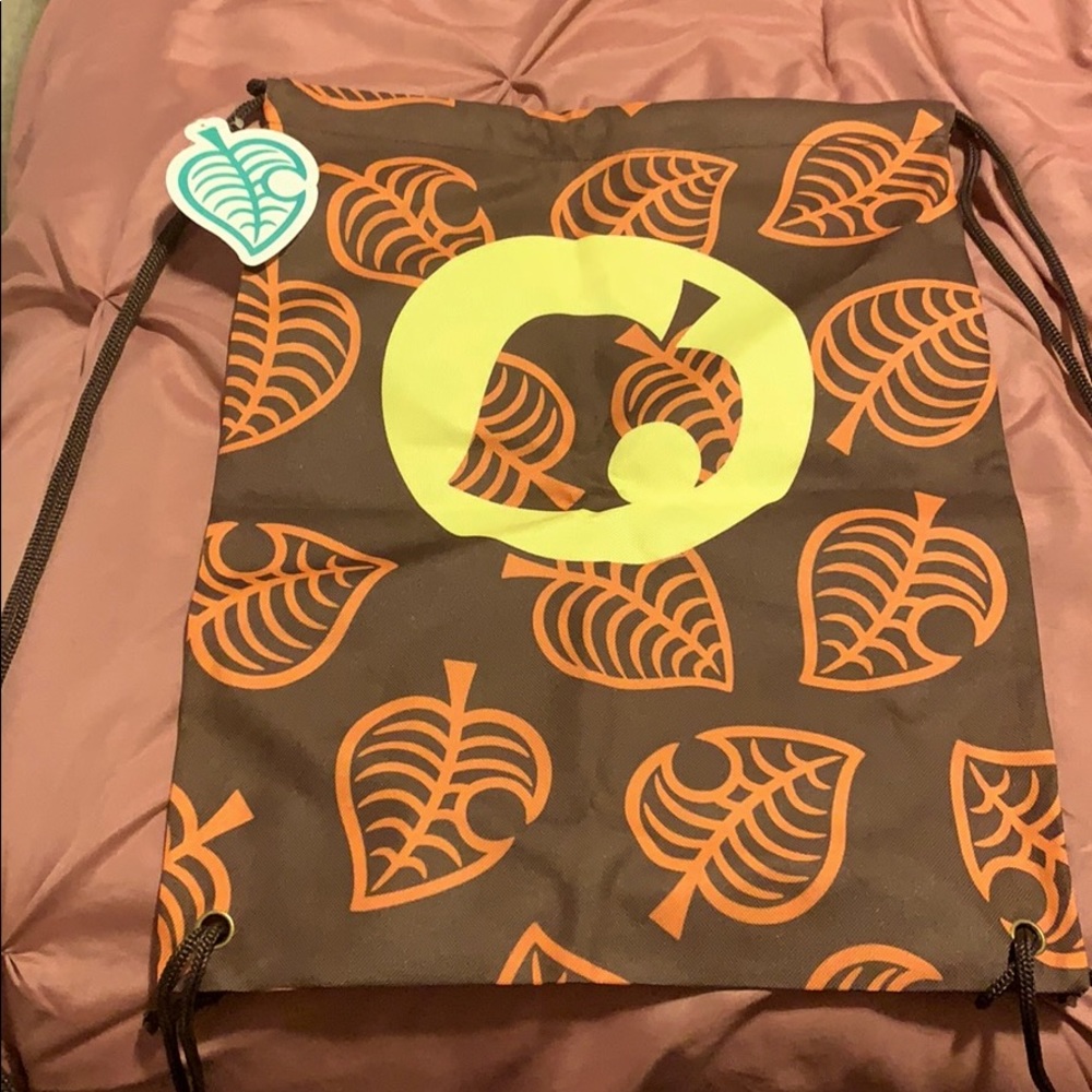 Animal Crossing New Horizon Drawstring Bag
